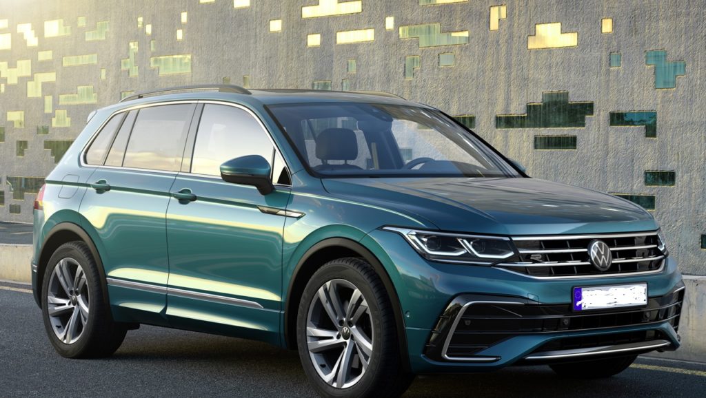 Le dernier Volks wagen Tiguan sorti en 2021.